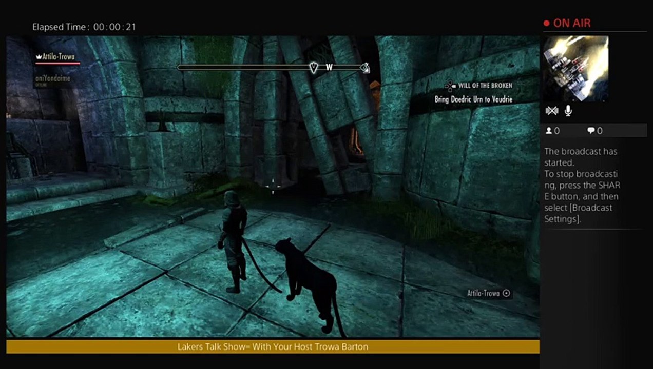 Live PS4 Broadcast