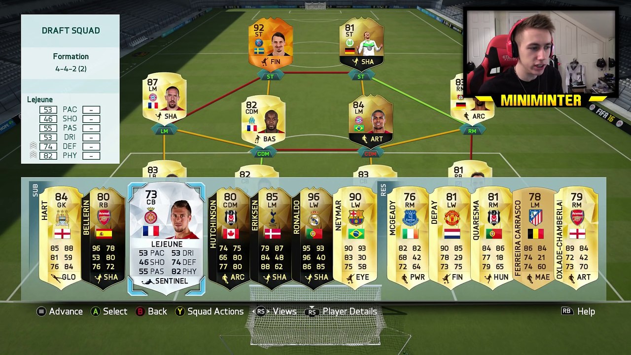 SOOOO SKILLFUL   FIFA 16 FUT DRAFT!!