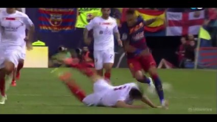 Adil Rami With Insane "Head" Tackle vs Neymar!
