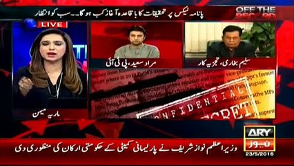 We were aware of Imran's offshore firm-- Murad Saeed