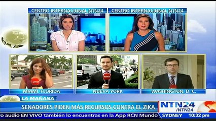 Dos senadores de EE.UU. exigen que se cumpla presupuesto solicitado por Obama para la lucha contra el zika