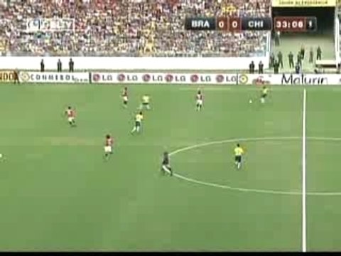 Hattrick by Robinho - Brazil vs. Chile
