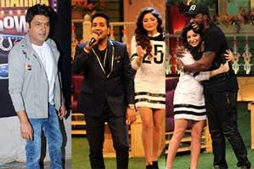 Mika Singh promotes his new single on Kapil Sharma's show