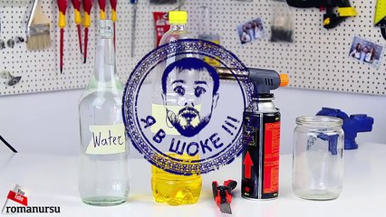 Я в шоке, как разрезать стеклянную бутылку или банку идеально ровно МАСЛОМ