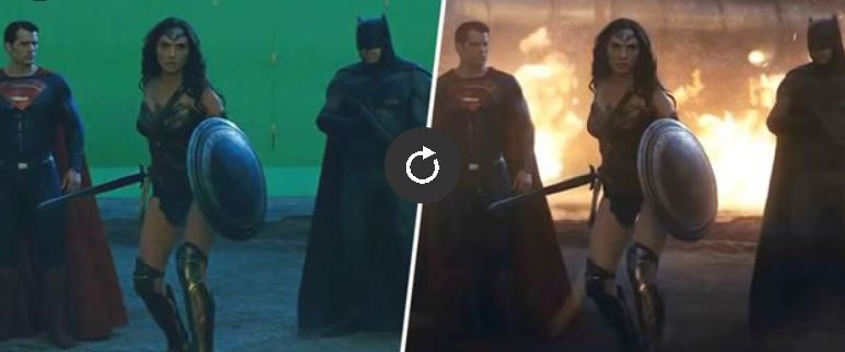 Batman v Superman : avant et après les effets spéciaux