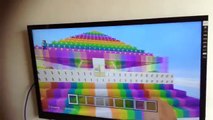 Minecraft Easter egg rainbow house