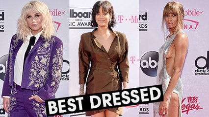 BEST DRESSED: Rihanna, Kesha & More celebs STUN at 2016 Billboard Awards Red Carpet