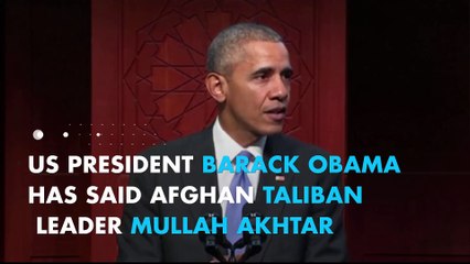 Obama confirms Taliban leader's death