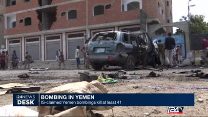 IS-claimed Yemen bombings kill at least 41