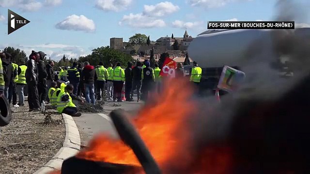 Les raffineries bloquées pour protester contre la loi Travail - Le 23/05/2016 à 14h10