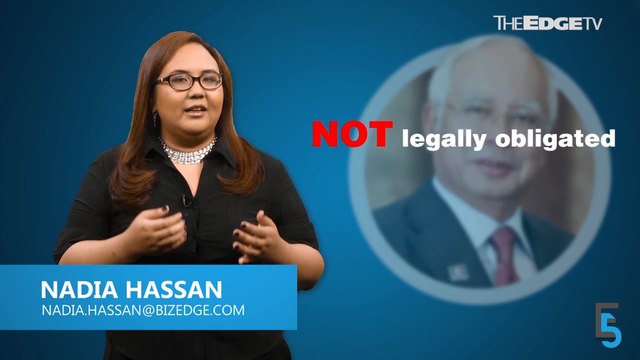 EVENING 5: PM: MoF not obligated to pay 1MDB’s bonds