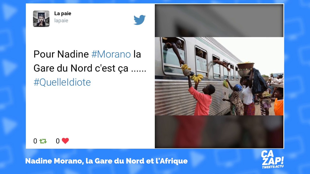 Nadine Morano compare la gare du Nord à l'Afrique : les internautes se déchaînent