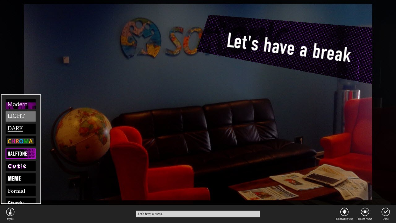 Movie Moments for Windows 8.1: Clip Example
