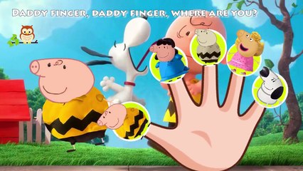 Snoopy Peppa Pig Fun Family Finger Rhymes | Rhymes Finger Snoopy Peppa Pig diversión de la familia