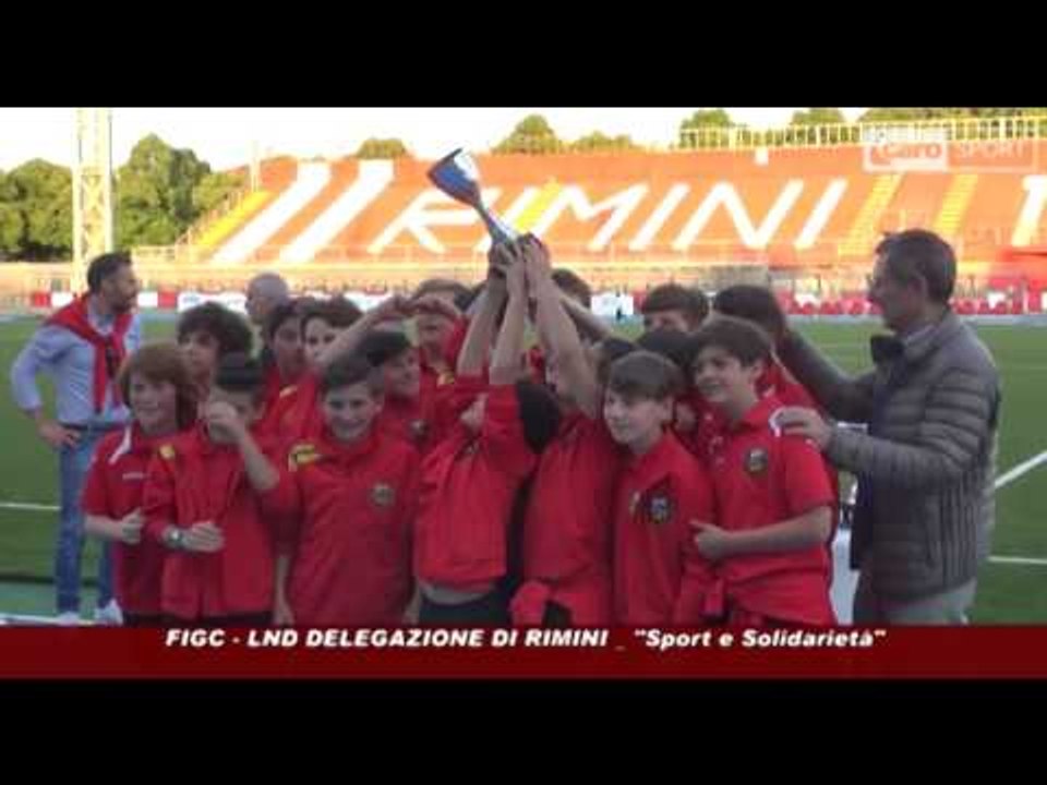 Icaro Sport. Figc - LND Rimini: "Sport e Solidarietà" - Le premiazioni