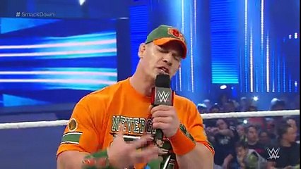 John Cena kicks off the first SmackDown on USA Network- SmackDown, January 7, 2016