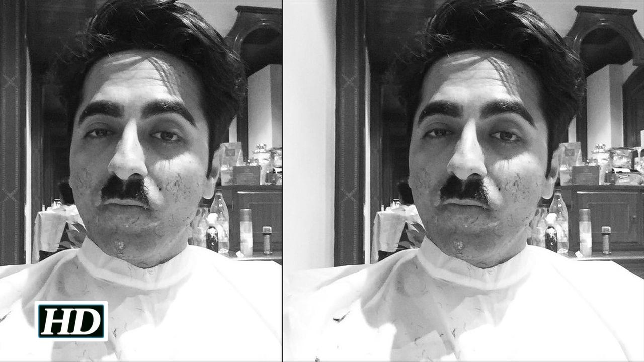 Watch Ayushmann Khurranas Charlie Chaplin look Dont Miss