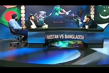 shahid afridi abusing Anchor on Ahmad shehzad issue