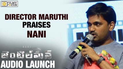 Maruthi Speech at Gentleman Audio Launch - Filmyfocus.com