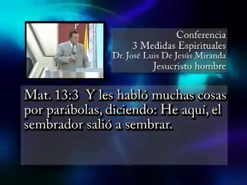 TRES MEDIDAS ESPIRITUALES