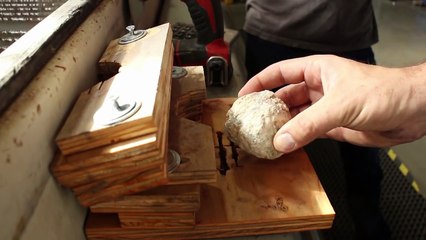 They Sprayed Water On This Strange Rock And Twisted It… And What Happened Is INSANE.