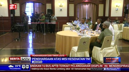 Misi Kesehatan TNI Raih Penghargaan dari Timor Leste