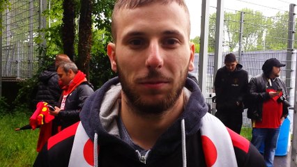 Un Suisse supporter des Diables Rouges