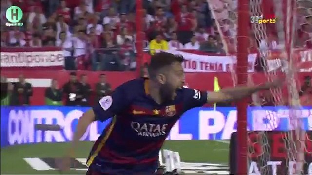 اهداف مبارة نهائي كأس ملك اسبانيا بين برشلونة و إشبيلية 2-0 كأس ملك اسبانيا 22-5-2016