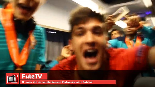 Assim foram recebidos os Campeões Europeus de Sub-17