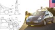 Google patents adhesive layer that sticks pedestrians to the hood of self-driving cars during accidents