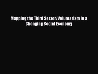 Read Mapping the Third Sector: Voluntarism in a Changing Social Economy Ebook Free