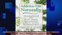 READ book  AddictionFreeNaturally Liberating Yourself from Tobacco Caffeine Sugar Alcohol Full Free
