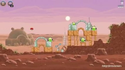 Angry Birds Star Wars_ Luke _ Leia - first gameplay
