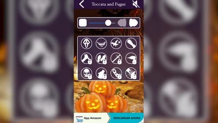 Lanzar efectos sonoros con Halloween Songs