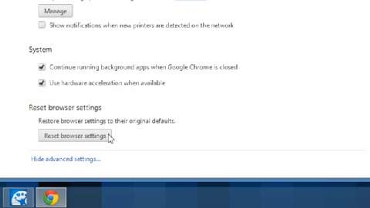Come resettare Chrome