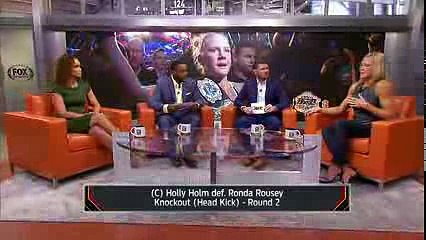 Holly Holm welcomes a rematch against Ronda Rousey any time