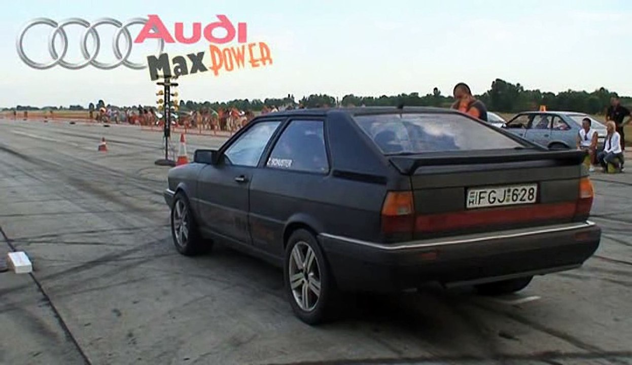 Porsche 997 Techart Turbo Vs. Audi 80 Coupe Quattro Turbo 3