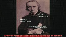 READ book  Artificial Paradises Baudelaires Masterpiece on Hashish Online Free