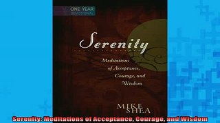 READ book  Serenity Meditations of Acceptance Courage and Wisdom Full Free