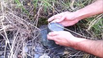 How to open food cans without a can opener in the wilderness