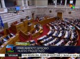 Grecia: Parlamento aprueba Ley Escoba