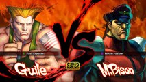 Super Street Fighter IV Arcade Edition Guile VS Bison