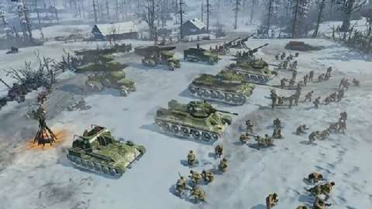 Company of Heroes 2 Multiplayer Gameplay Trailer