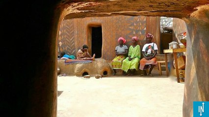 Les maisons du village de Tiébélé sont de vraies oeuvres d'art
