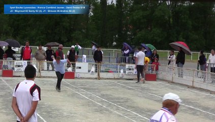 Demi-finales G18, France Combinés Jeunes, Toulouse 2016