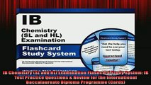 EBOOK ONLINE  IB Chemistry SL and HL Examination Flashcard Study System IB Test Practice Questions   BOOK ONLINE