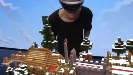 Minecraft a través de las Hololens la demostración en la E3 2015