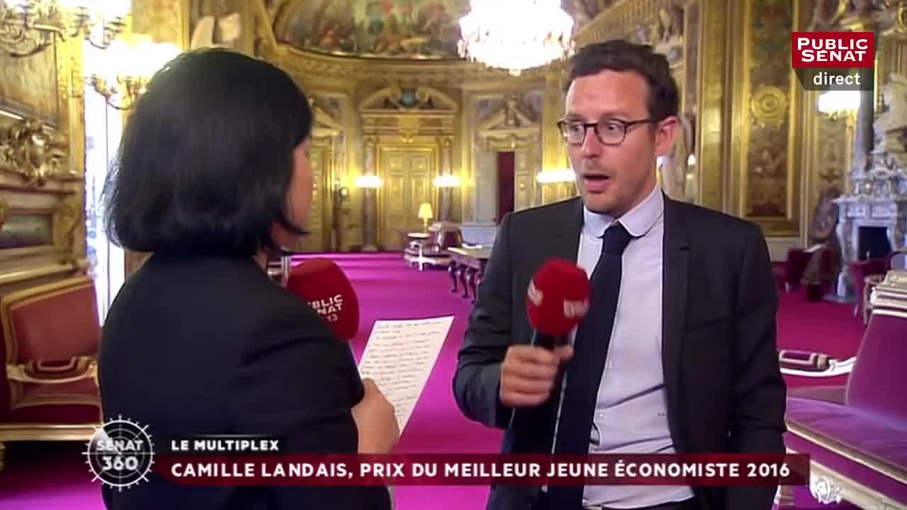 Camille Landais, lauréat du prix du meilleur jeune économiste 2016
