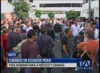 Cubanos en el Ecuador piden visa humanitaria a México y Canadá