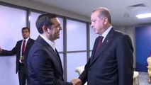 Cumhurbaşkanı Erdoğan, Yunanistan Başbakanı Çipras'ı Kabul Etti